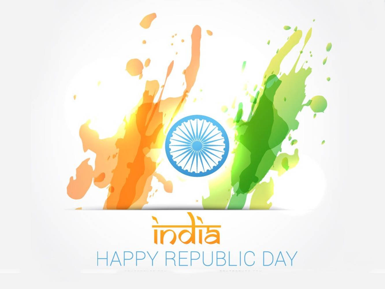 Republic Day Abstract Art Background