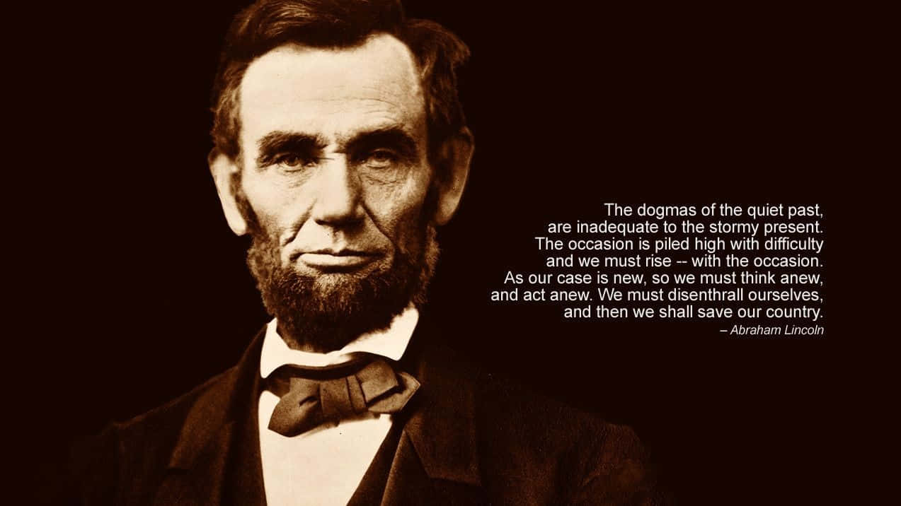 Republican Abraham Lincoln Quote Background