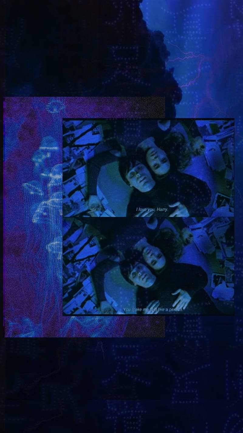 Requiem For A Dream Film Purple Aesthetic Background