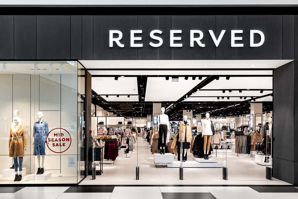 Reserved Apparel In Poland Background