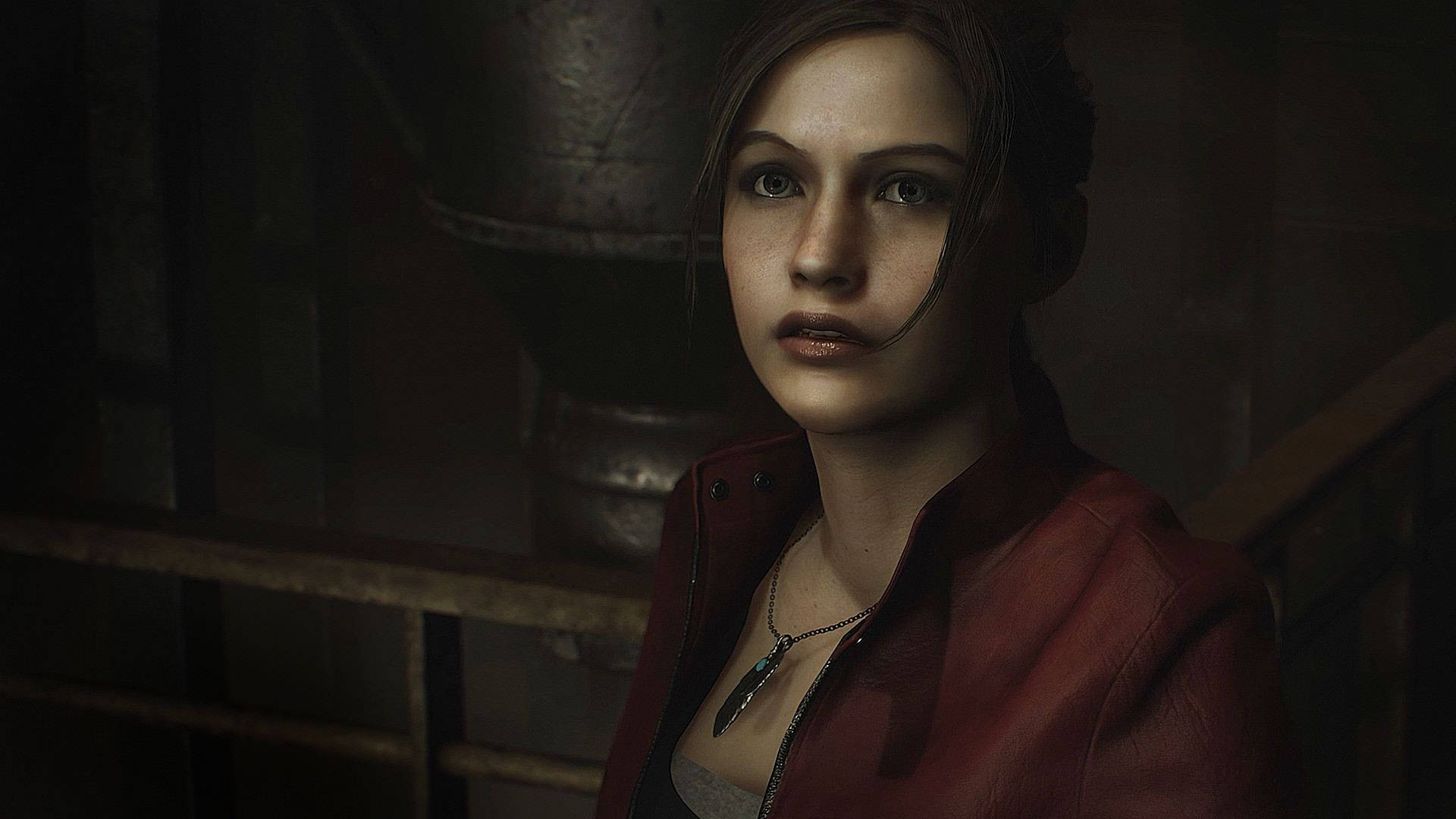 Resident Evil 2 Remake Claire Redfield Background