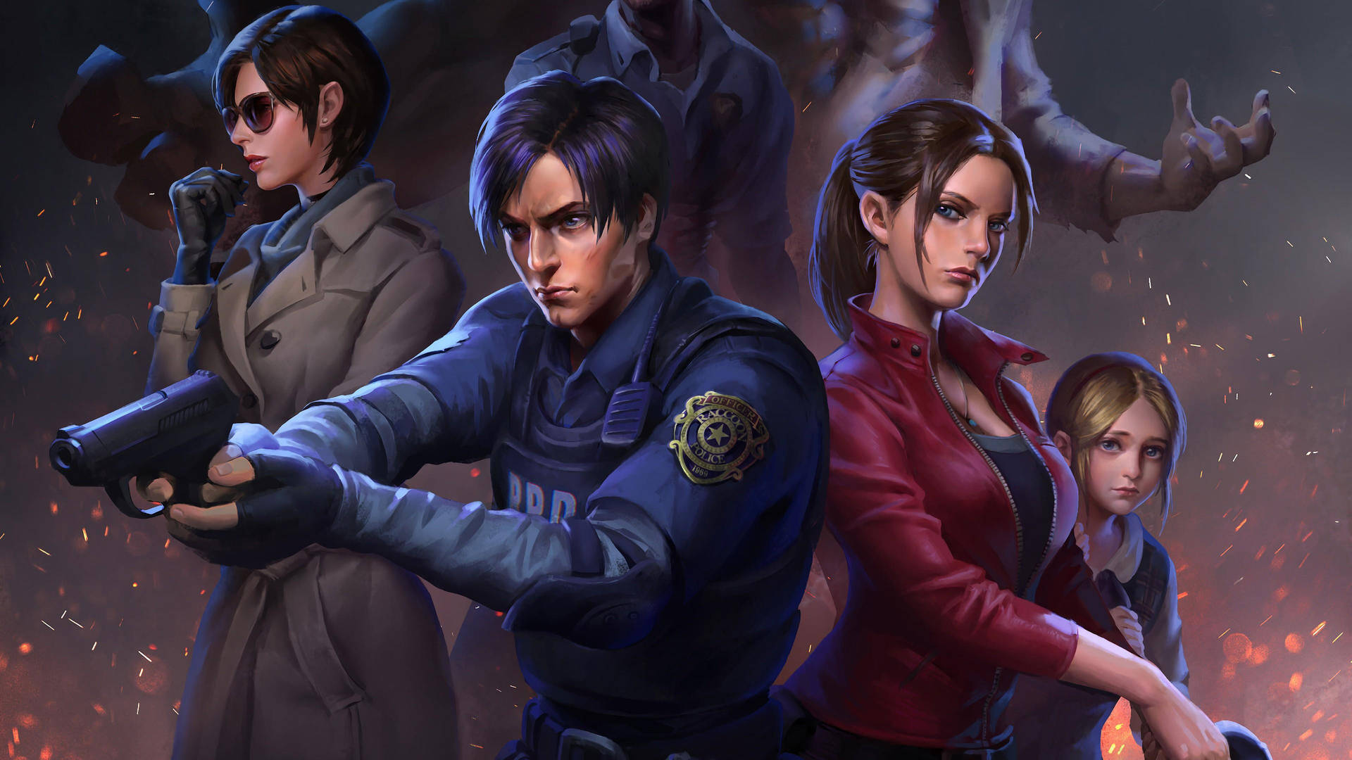 Resident Evil 2 Remake Hd Art Background