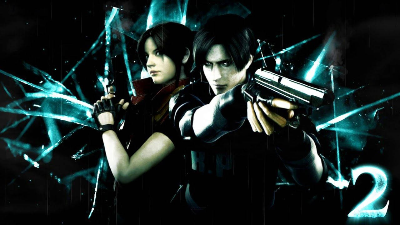 Resident Evil 2 Remake Leon & Claire Background