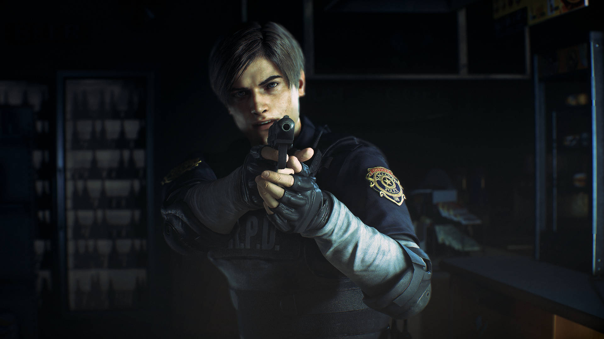 Resident Evil 2 Remake Leon S. Kennedy Background