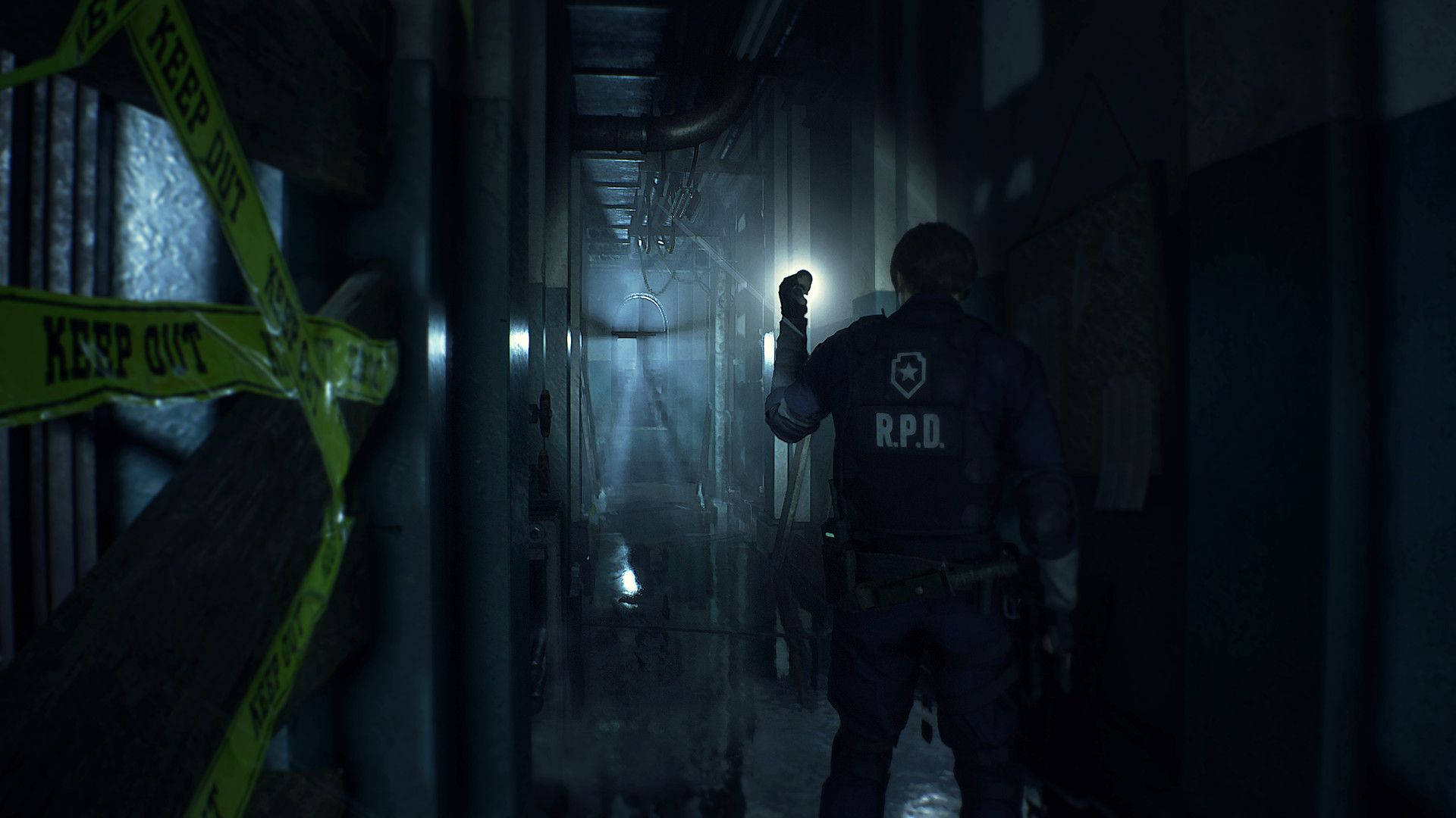 Resident Evil 2 Remake Rpd Background