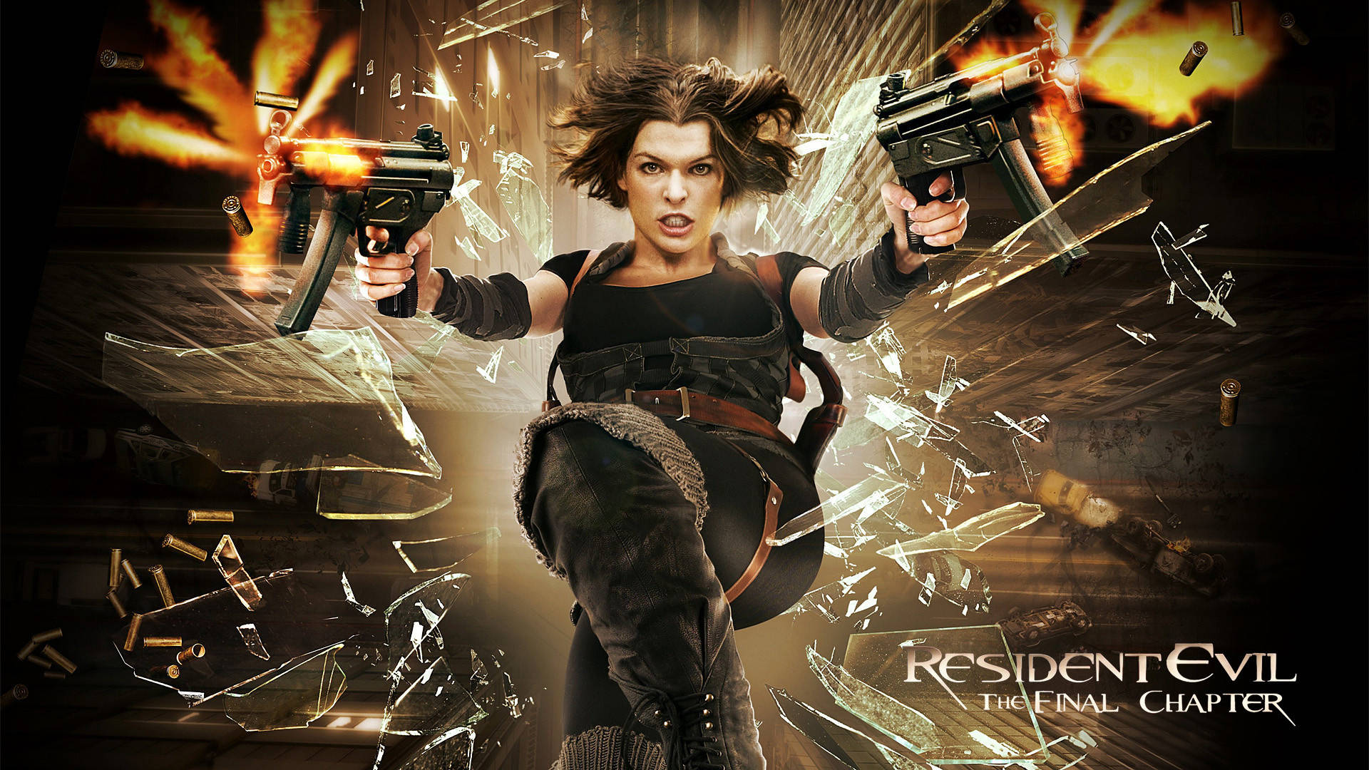 Resident Evil 6 Film Poster Background