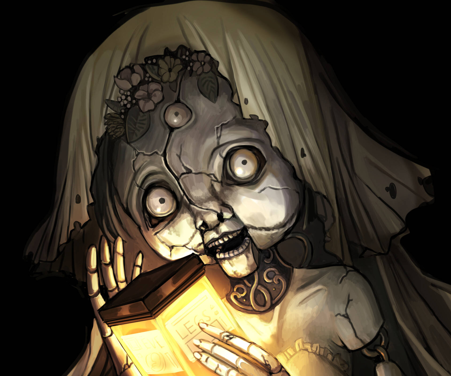 Resident Evil 8: Village Doll Angie Background