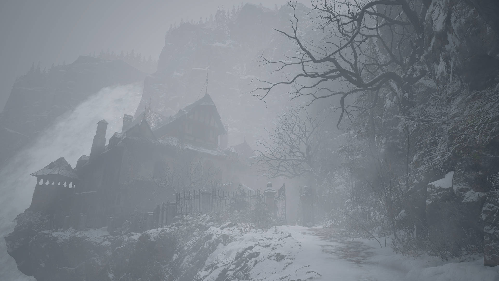 Resident Evil 8: Village Fog Background