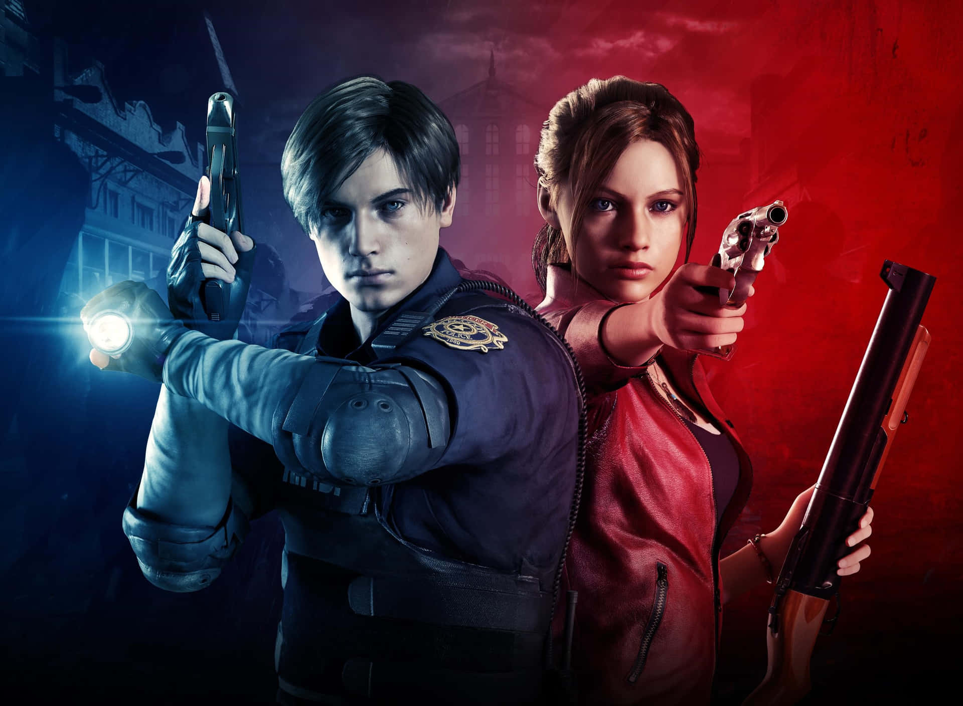 Resident Evil Blue And Red Shade
