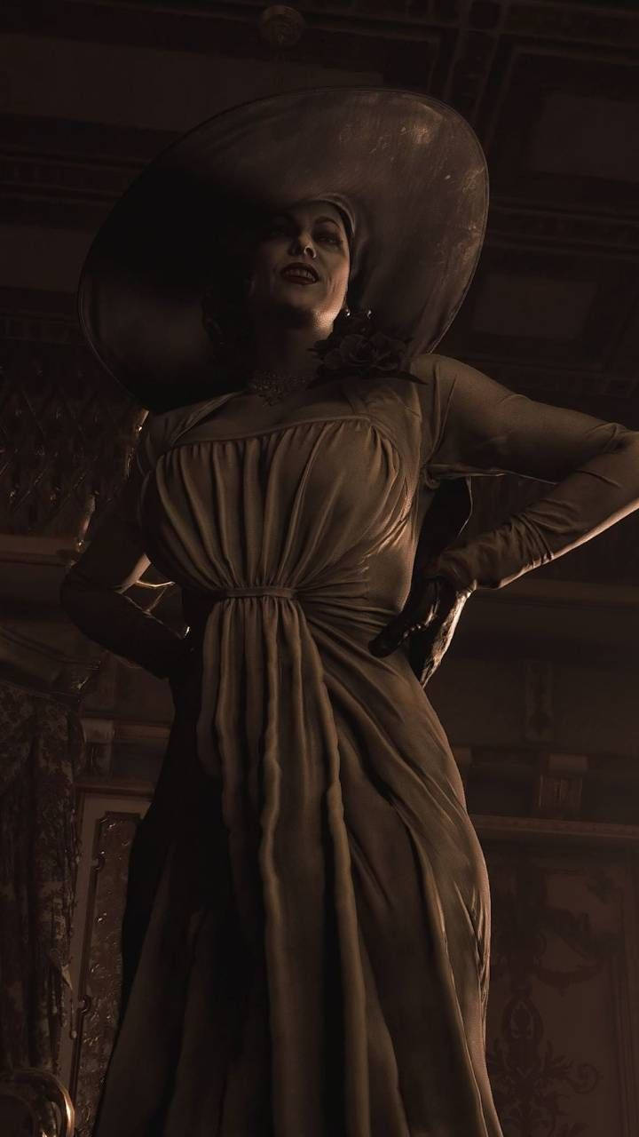 Resident Evil Lady Alcina Dimitrescu Background