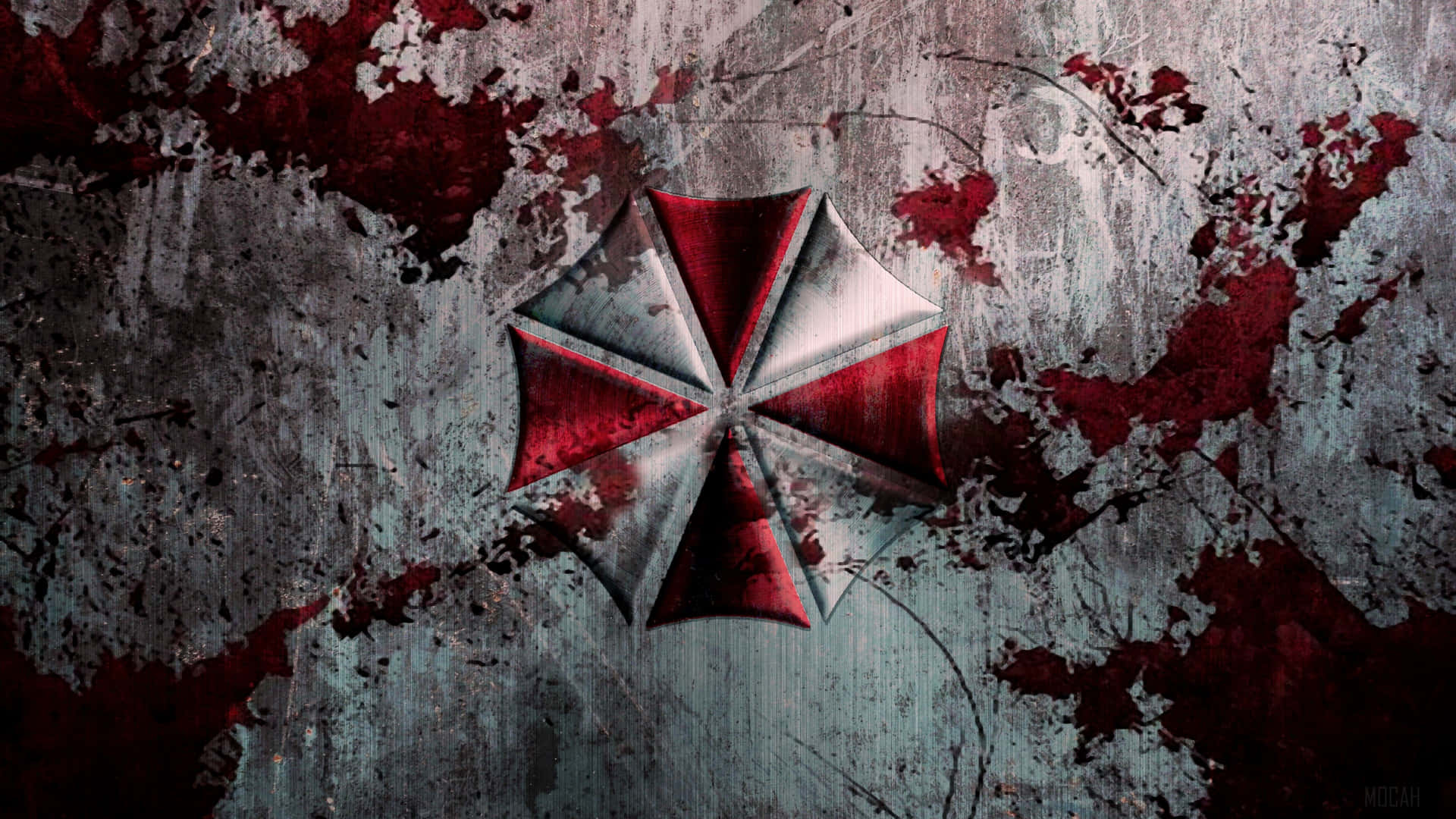 Resident Evil Umbrella Corporation Logo Background