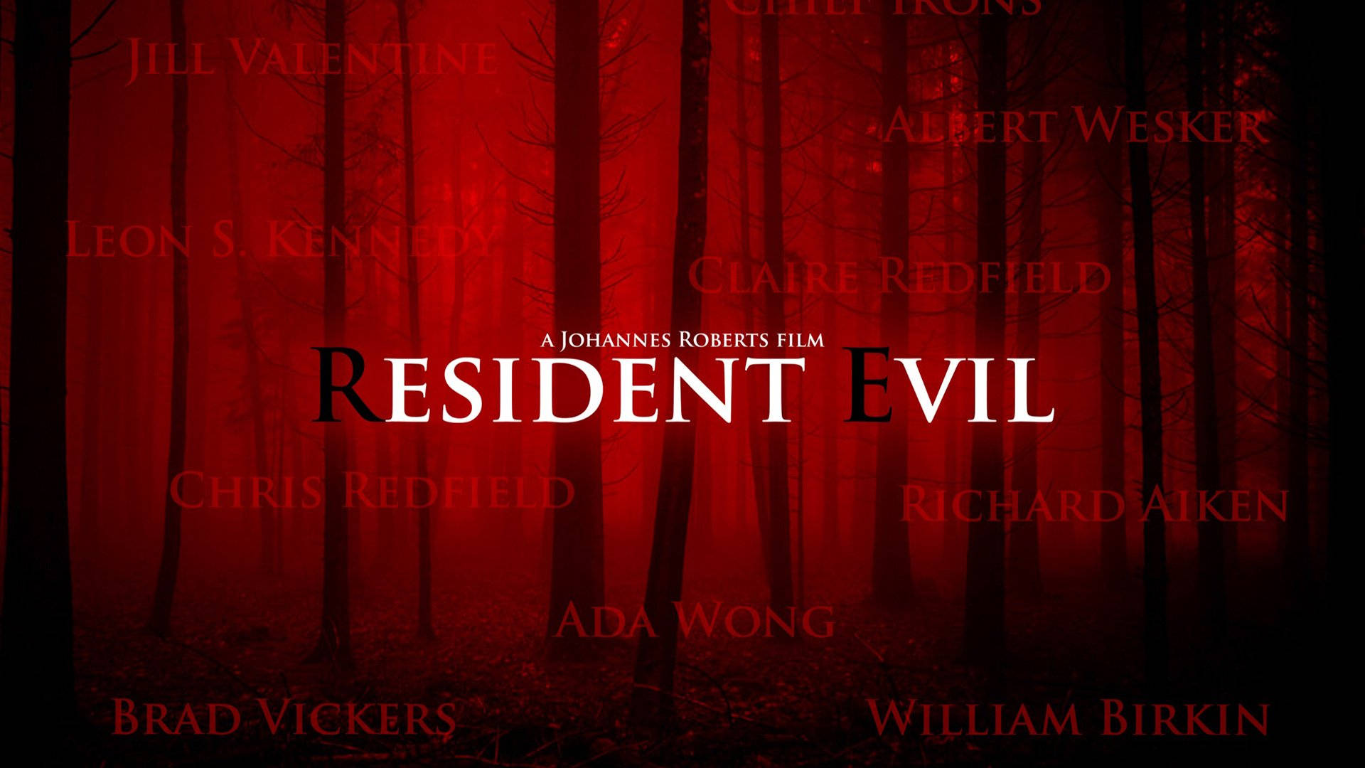 Resident Evil Welcome To Raccoon City Names Background