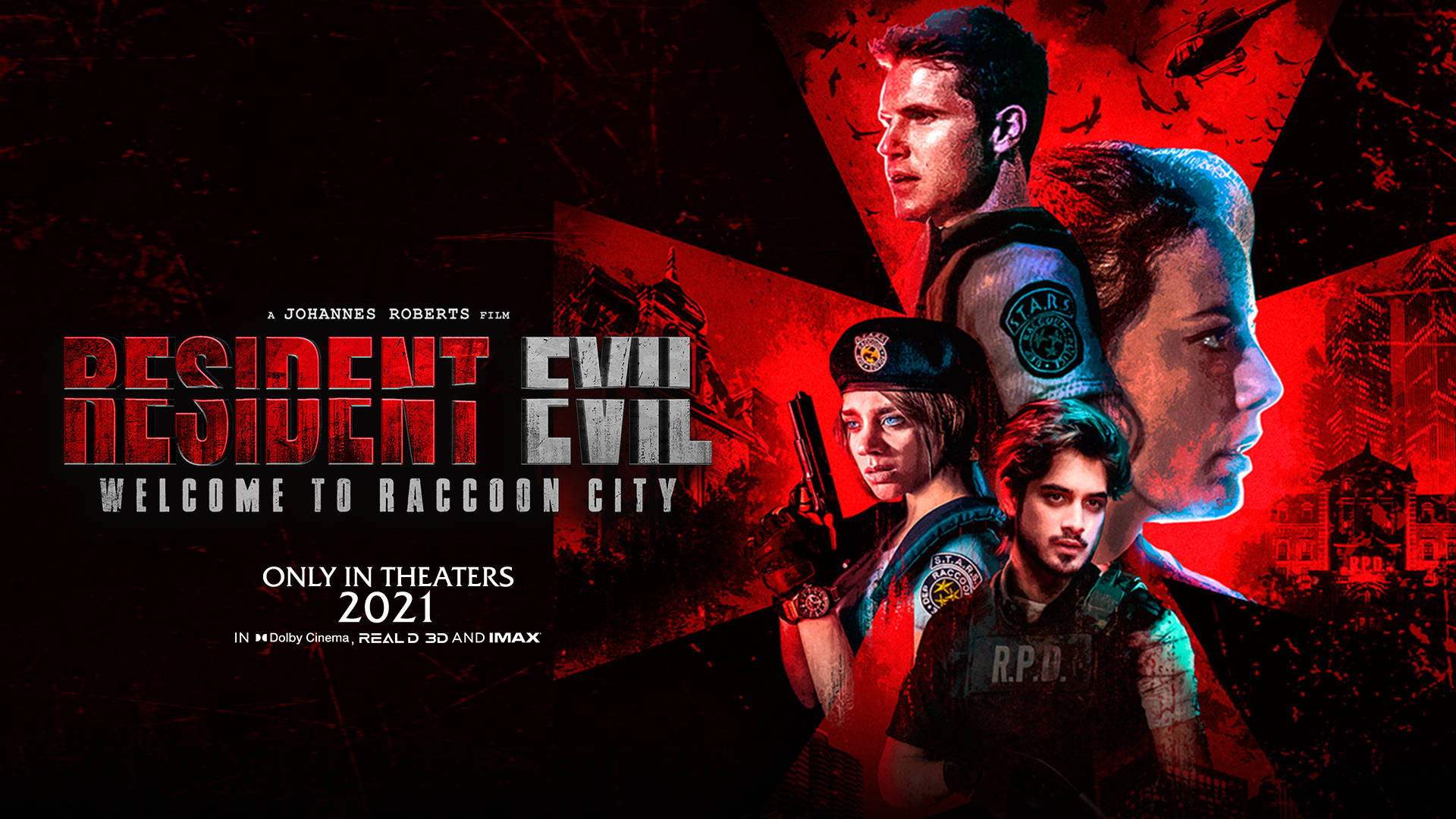 Resident Evil Welcome To Raccoon City Poster Background