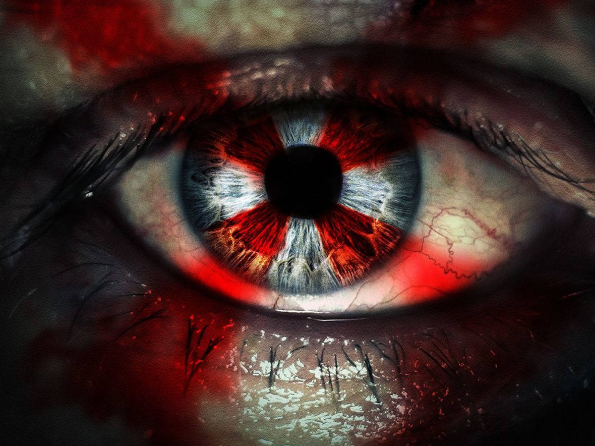 Resident Evil Welcome To Raccoon City Umbrella Eyes Background