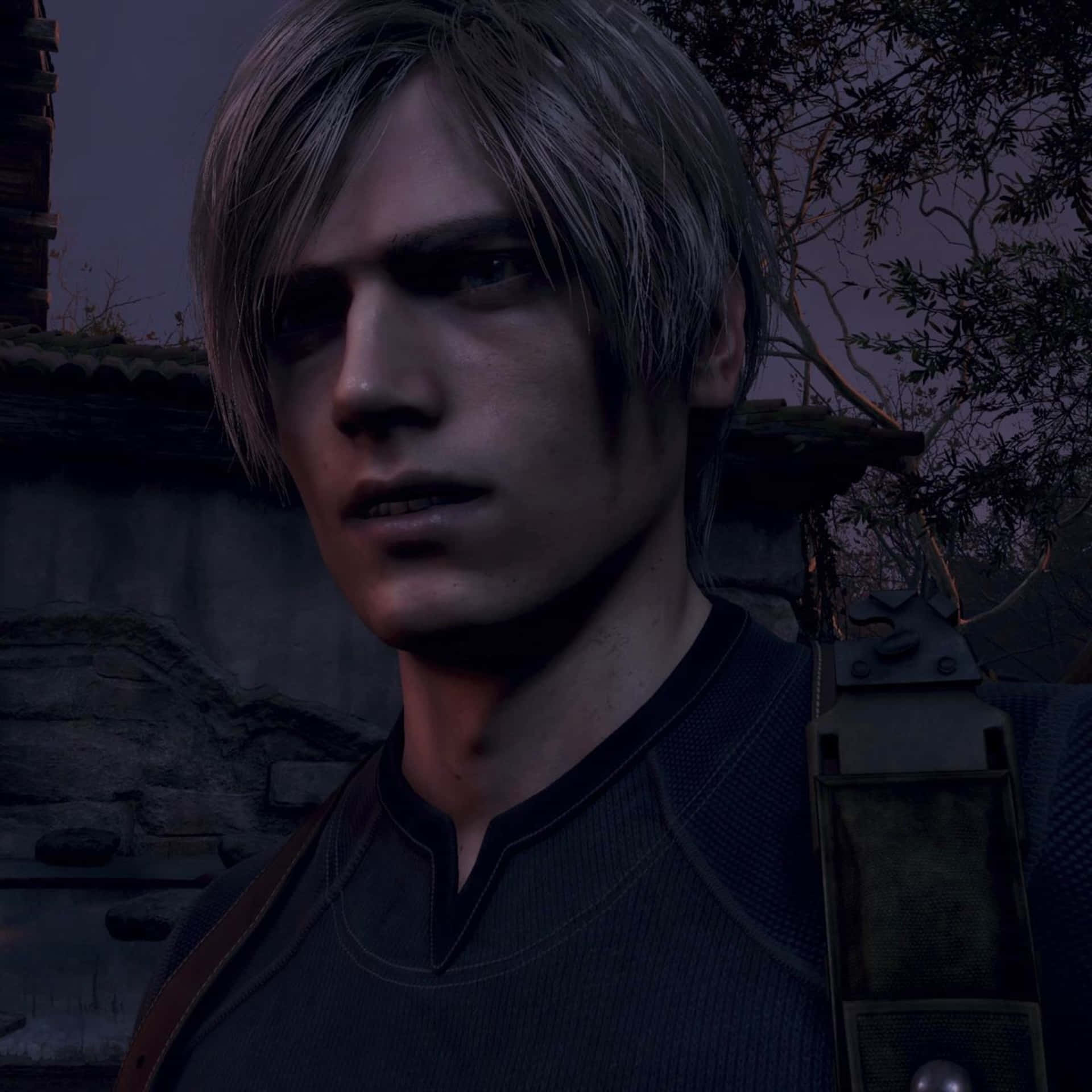 Resident Evil2 Remake Leon Close Up Background