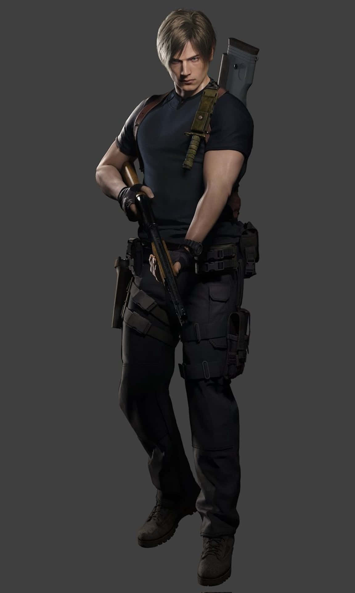 Resident Evil2 Remake Leon Kennedy Background