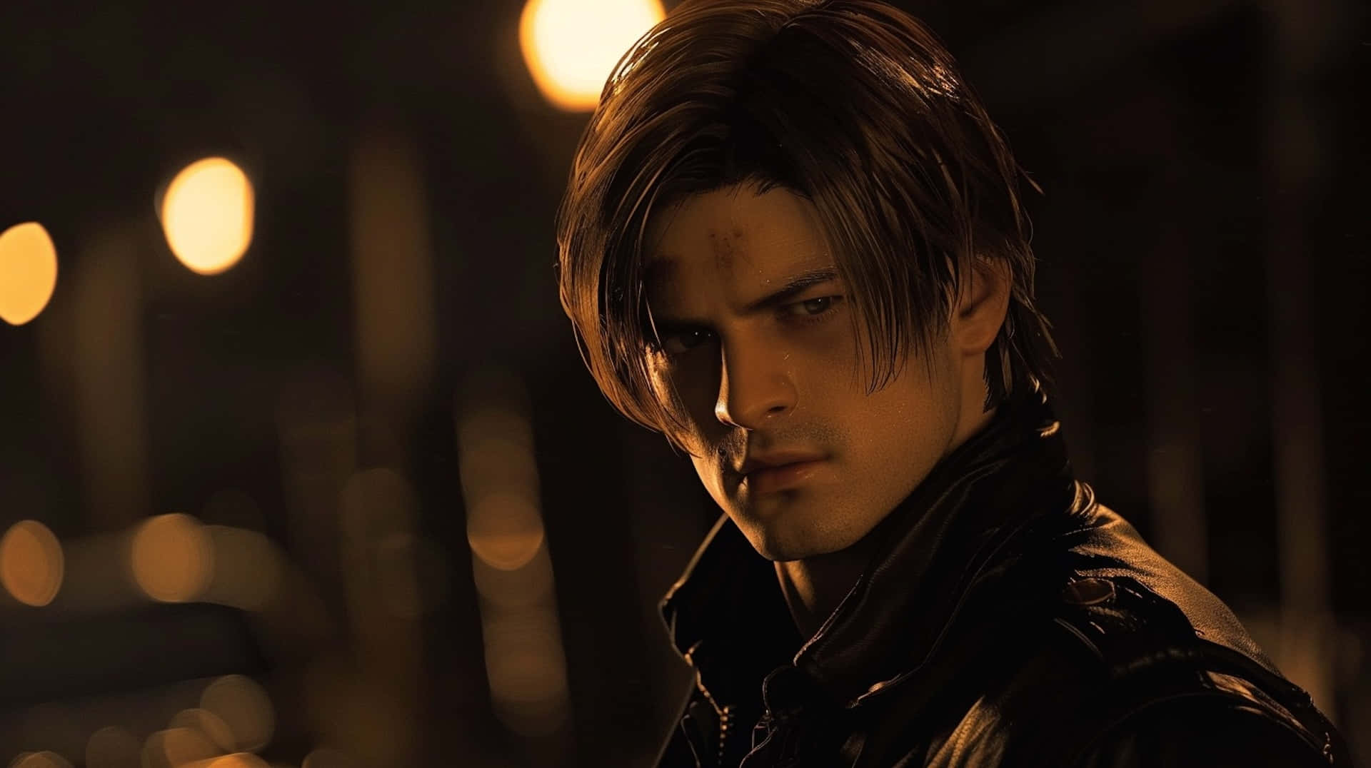 Resident Evil2 Remake Leon Kennedy Background