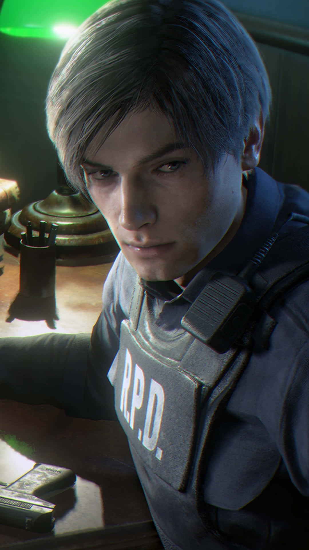 Resident Evil2 Remake Leon Kennedy Background