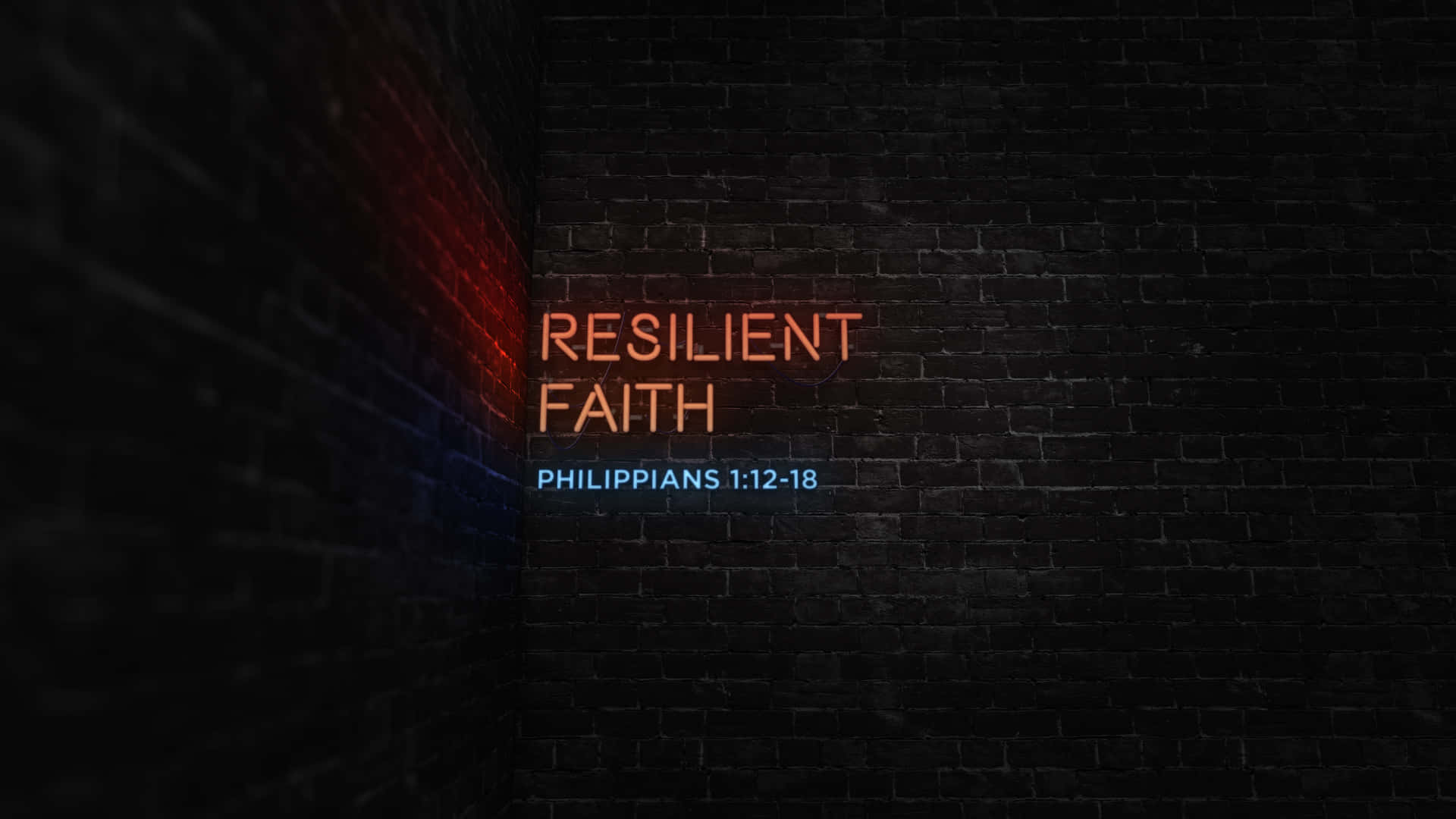 Resilient Bible Verse Background