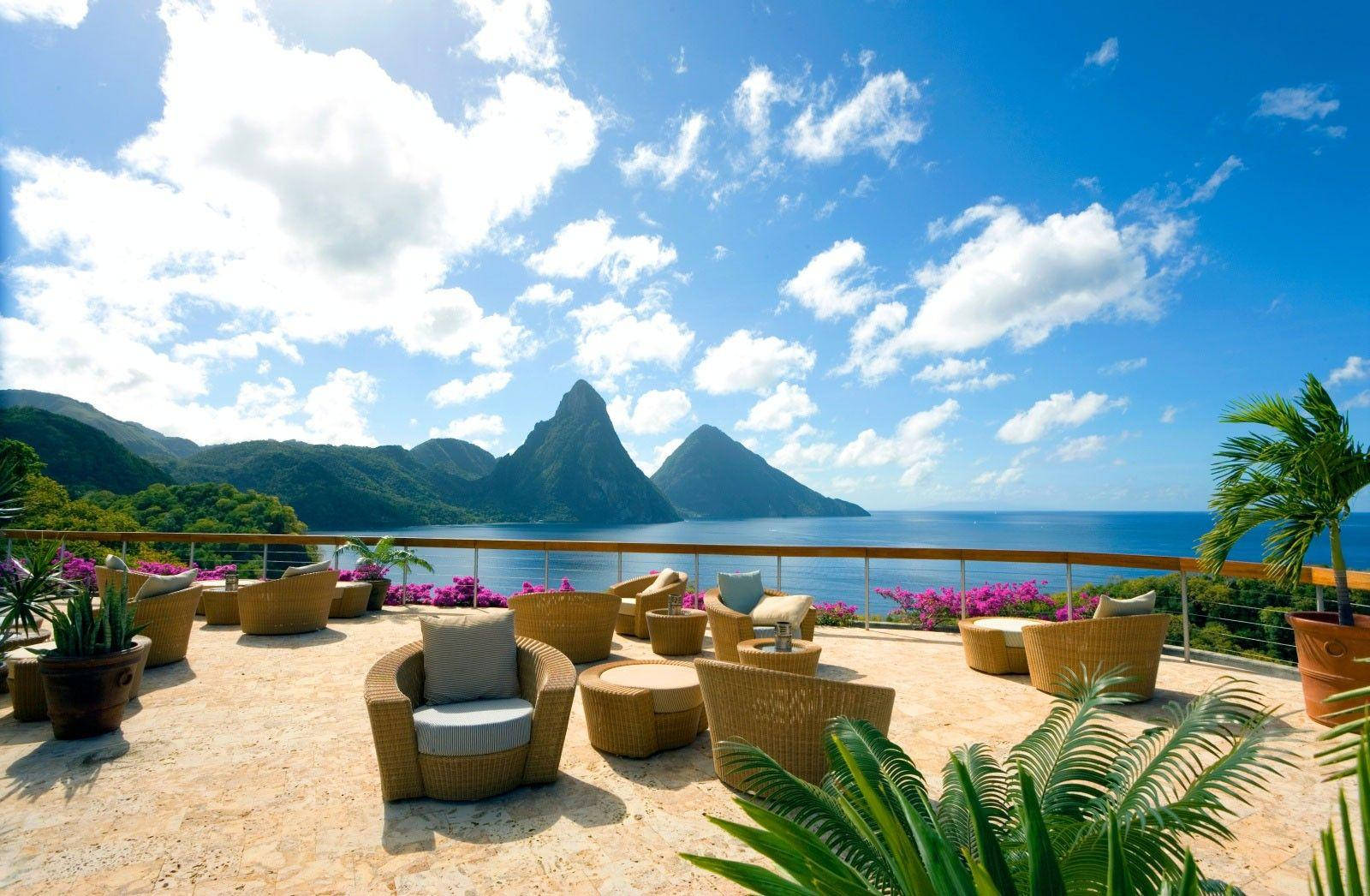 Resort Lounge In St Lucia