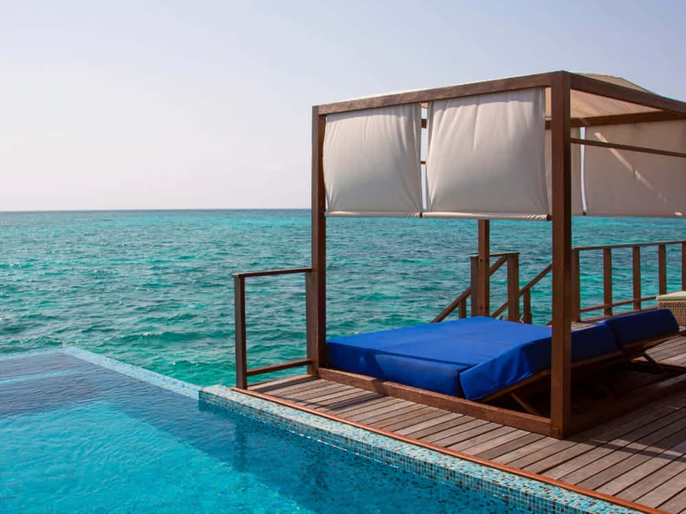 Resort Pool Beside The Beach