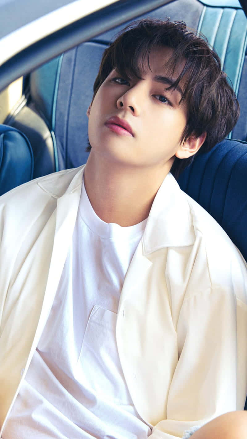 Resting Face Of V Bts Phone Background