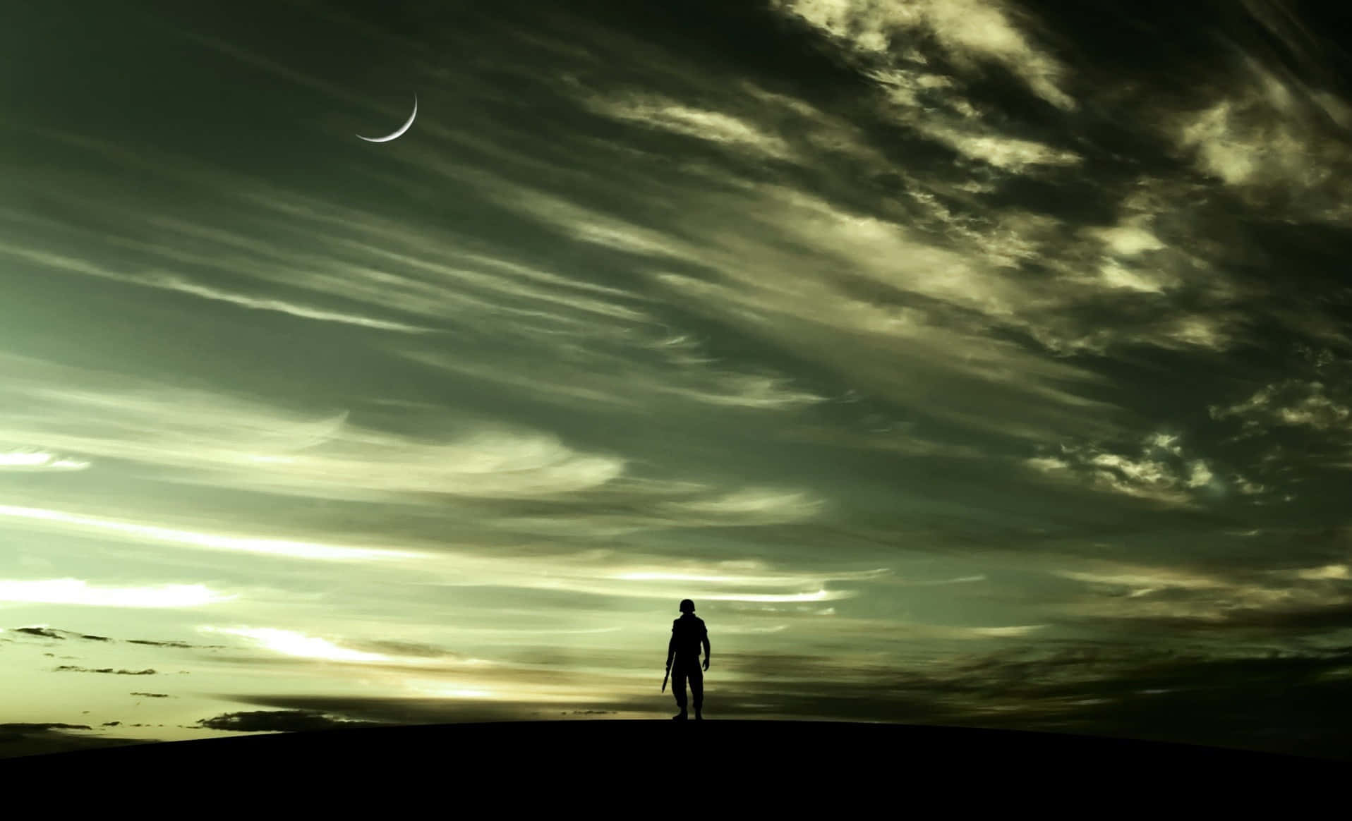 Restless Clouds Background
