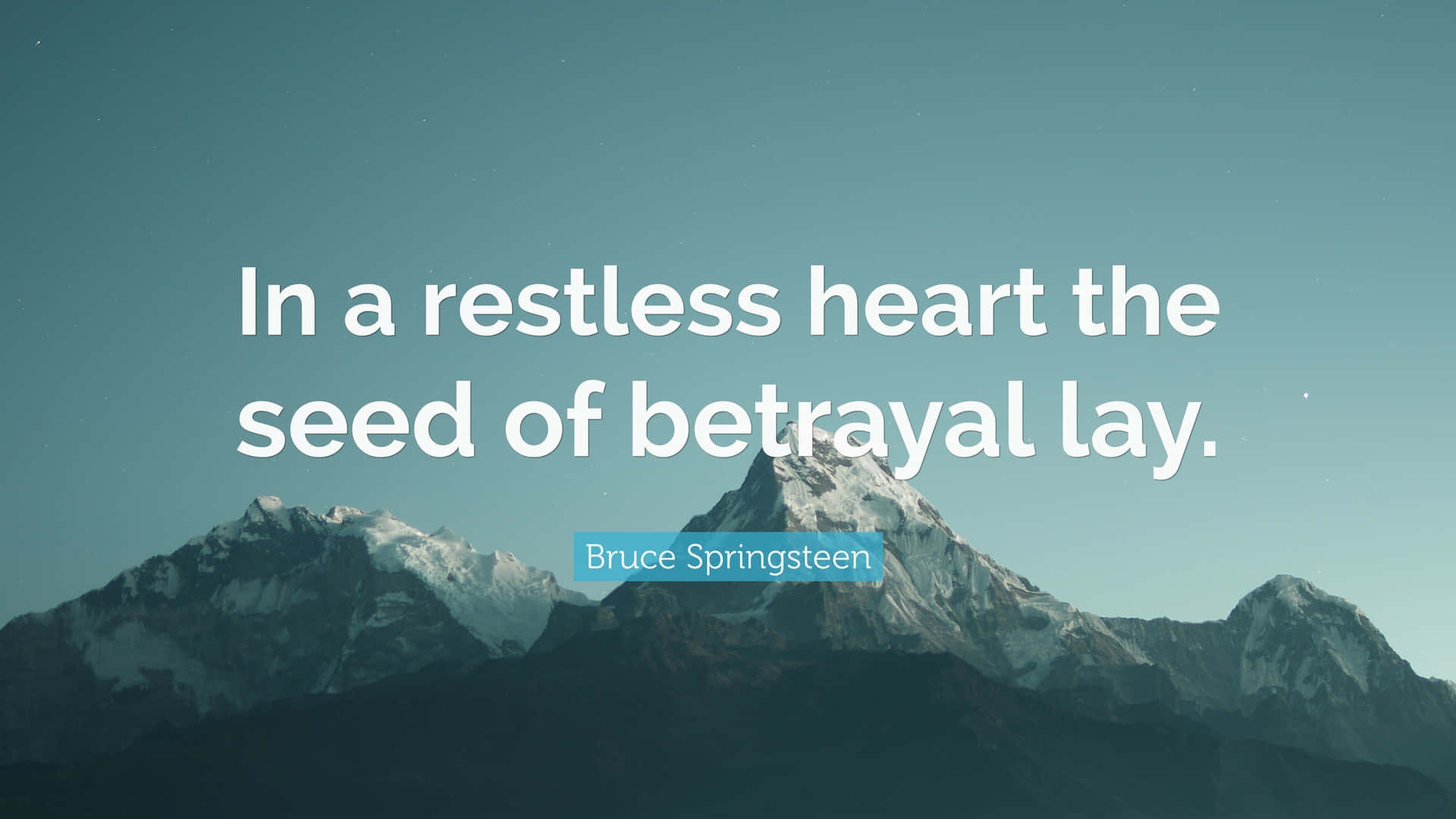 Restless Heart Quote Graphics Background