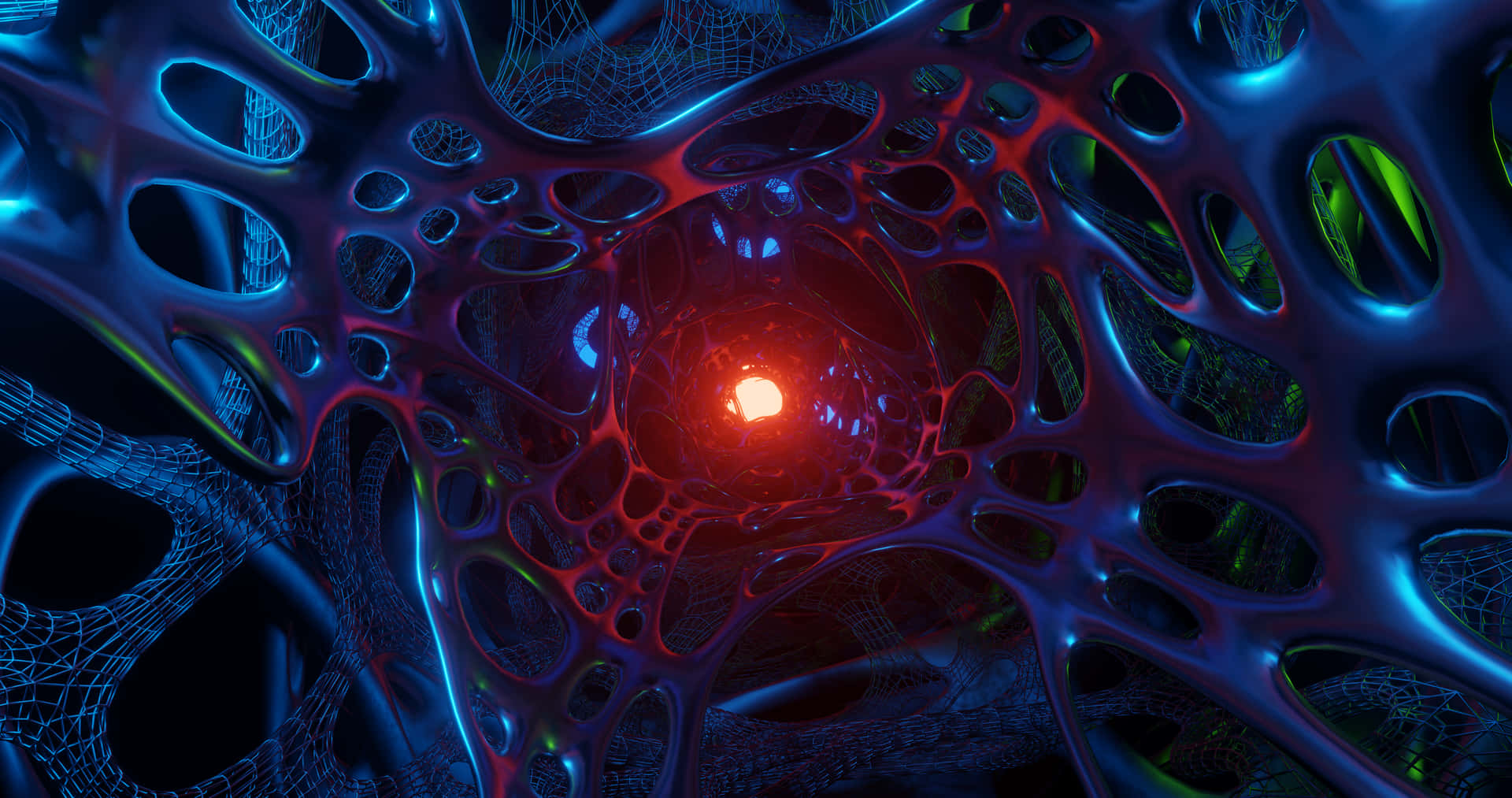 Restless Psychedelic Tunnel Background