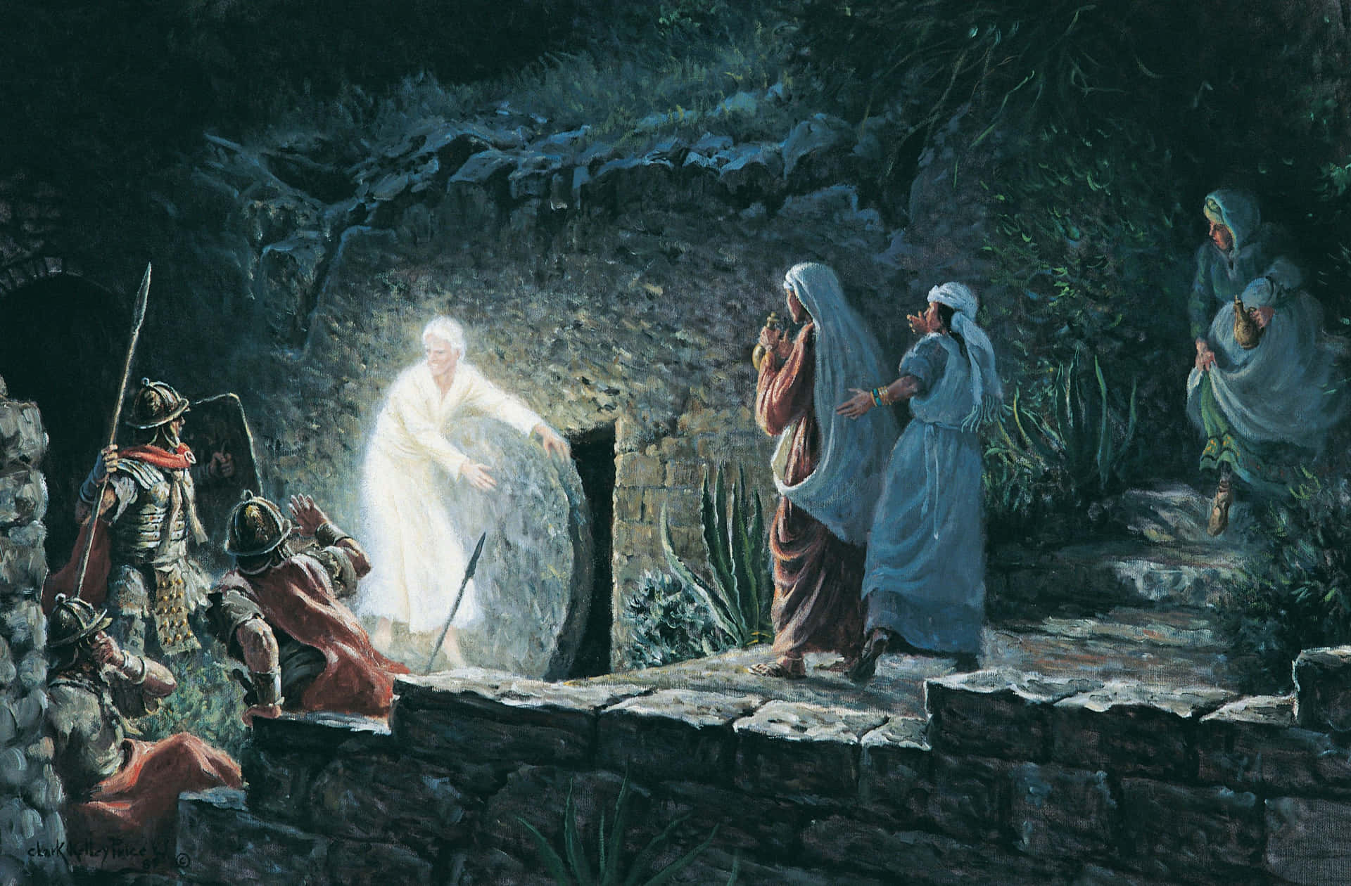 Resurrecting Redemption At The Empty Tomb Background