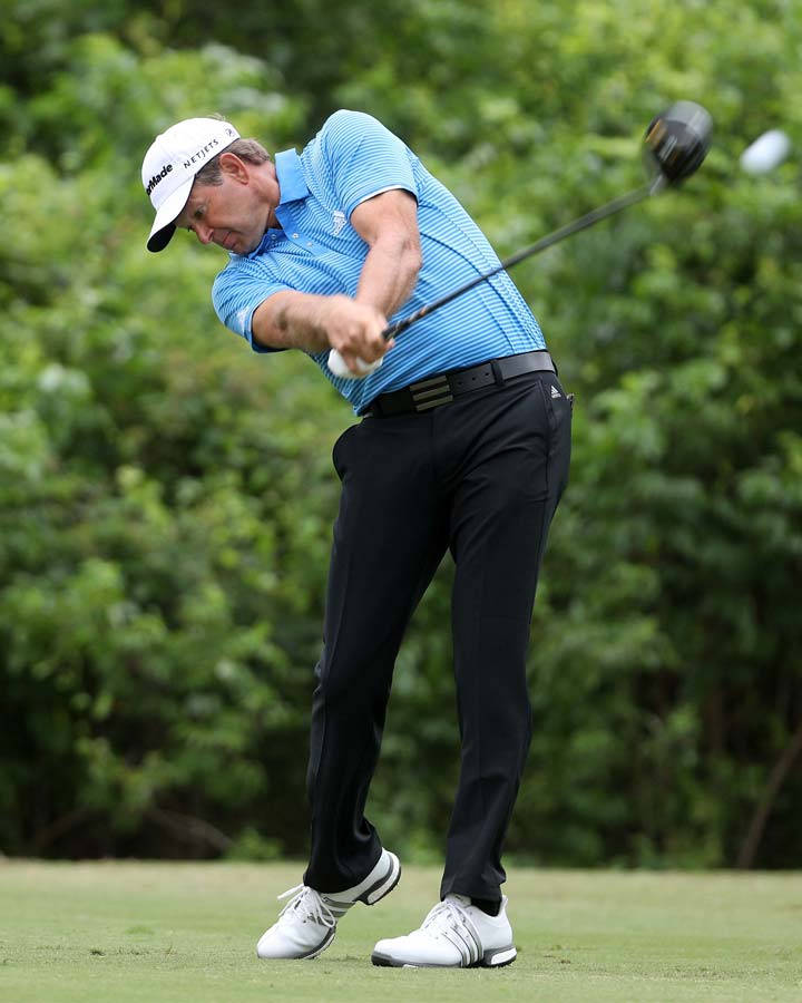 Retief Goosen In Release Position