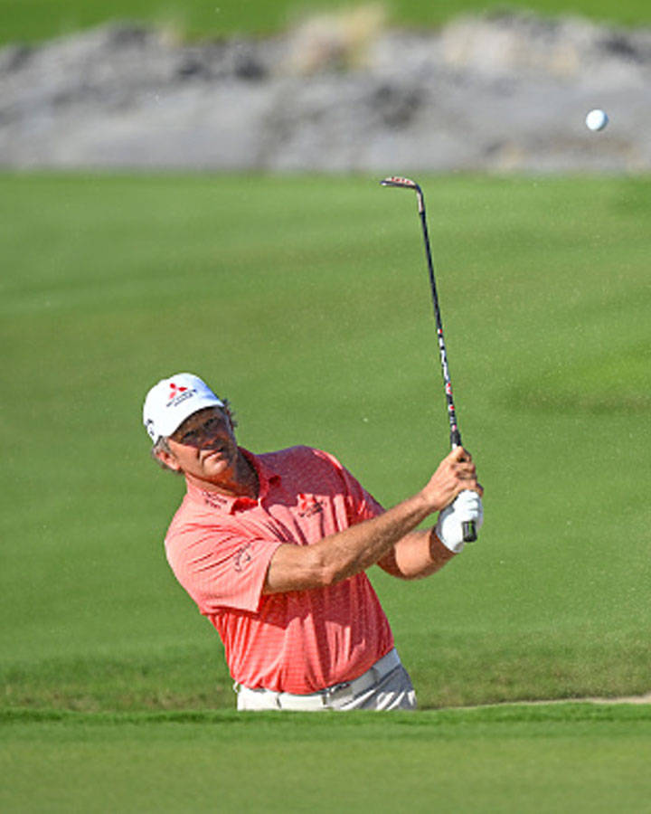 Retief Goosen Navigating A Bunker Shot