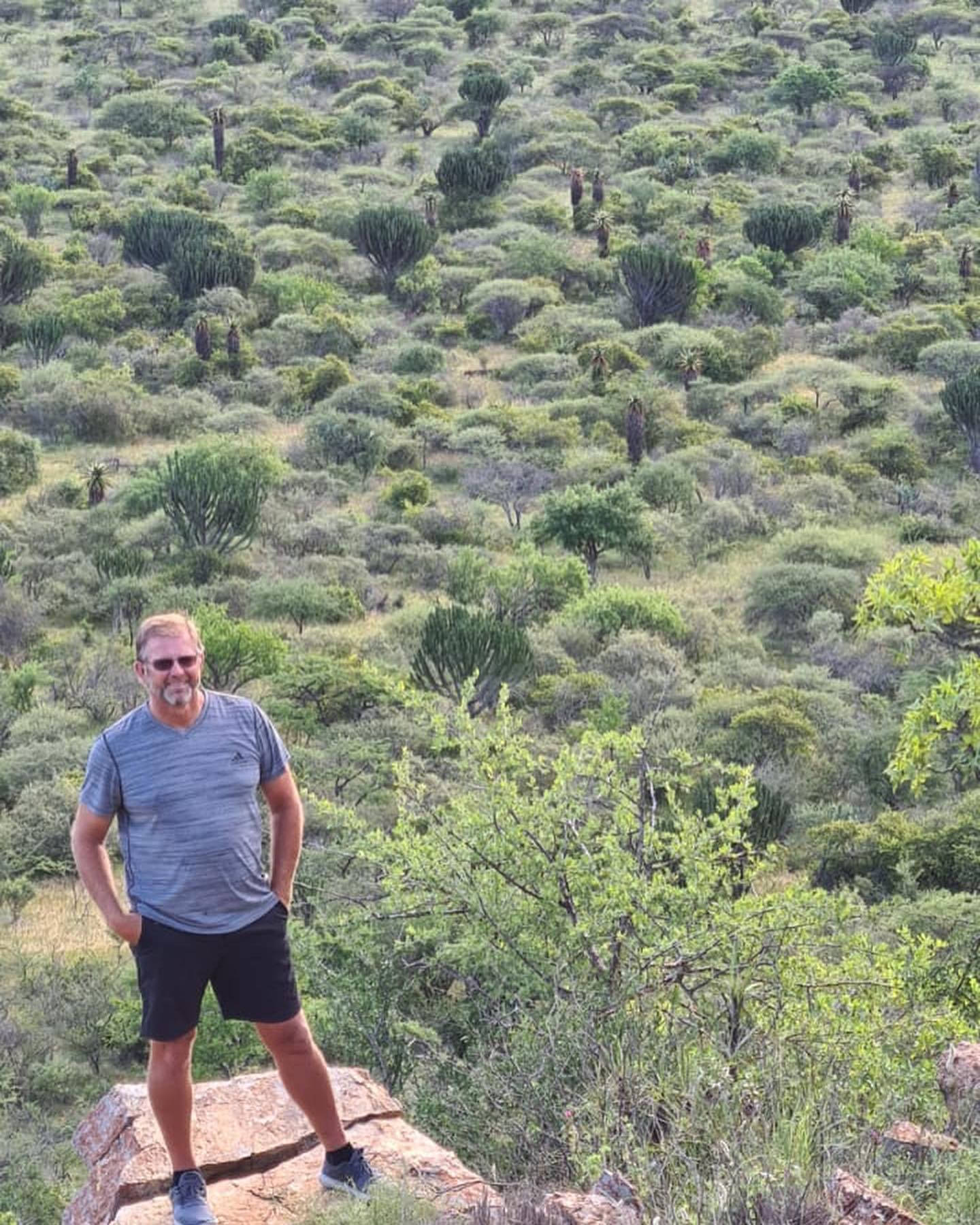 Retief Goosen Standing On A Rock