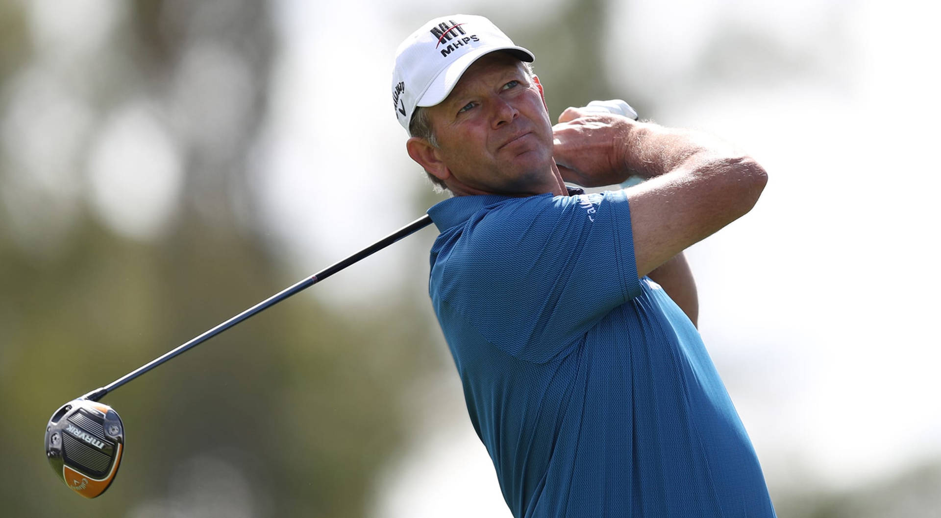 Retief Goosen Swinging His Driver Club