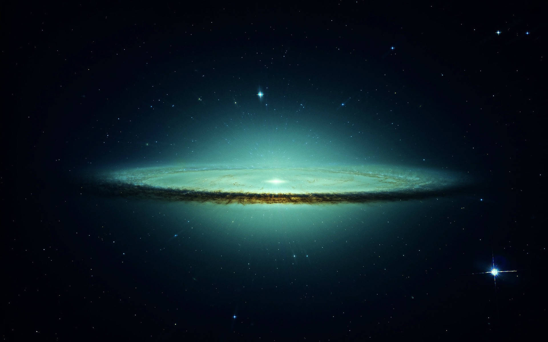 Retina Sombrero Galaxy Background