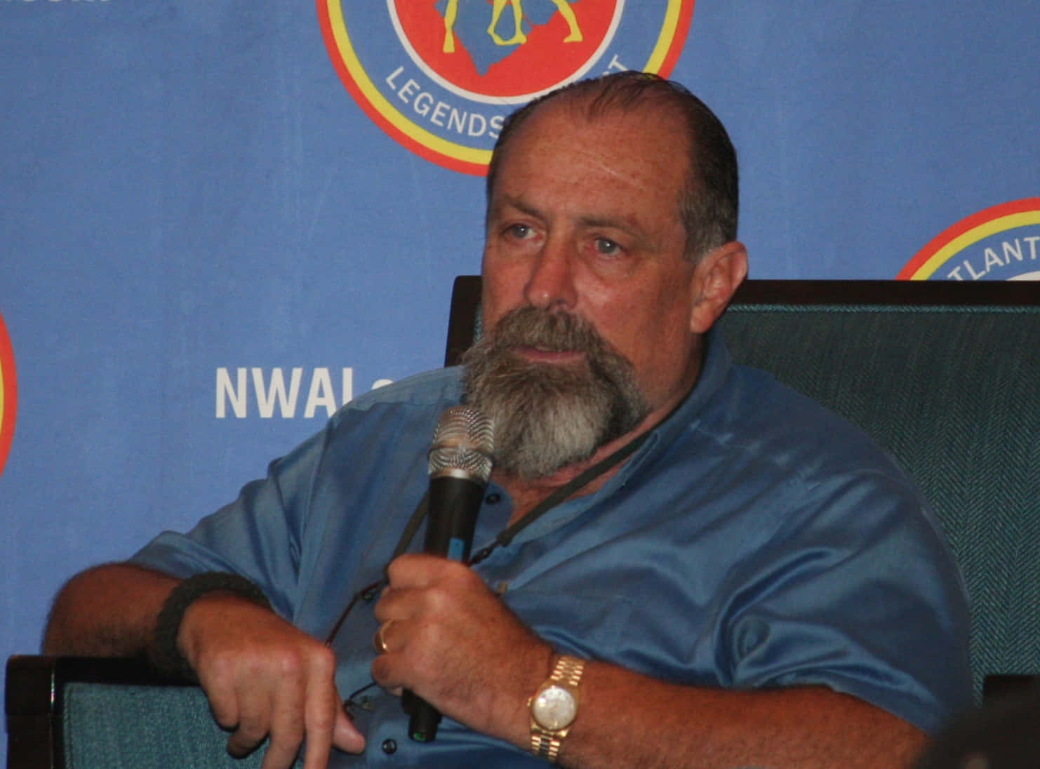 Retired American Wrestler Magnum Ta At Nwa Legends Fanfest 2015