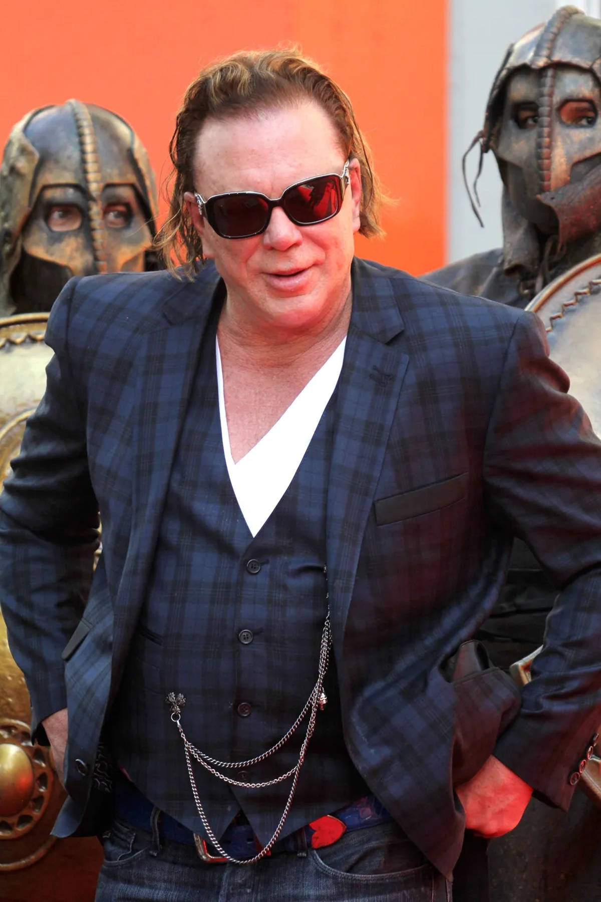 Retired Boxer Mickey Rourke At Immortals Event