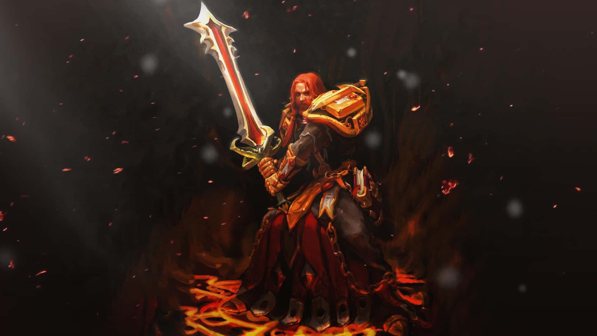 Retribution Paladin In Wow 4k Background