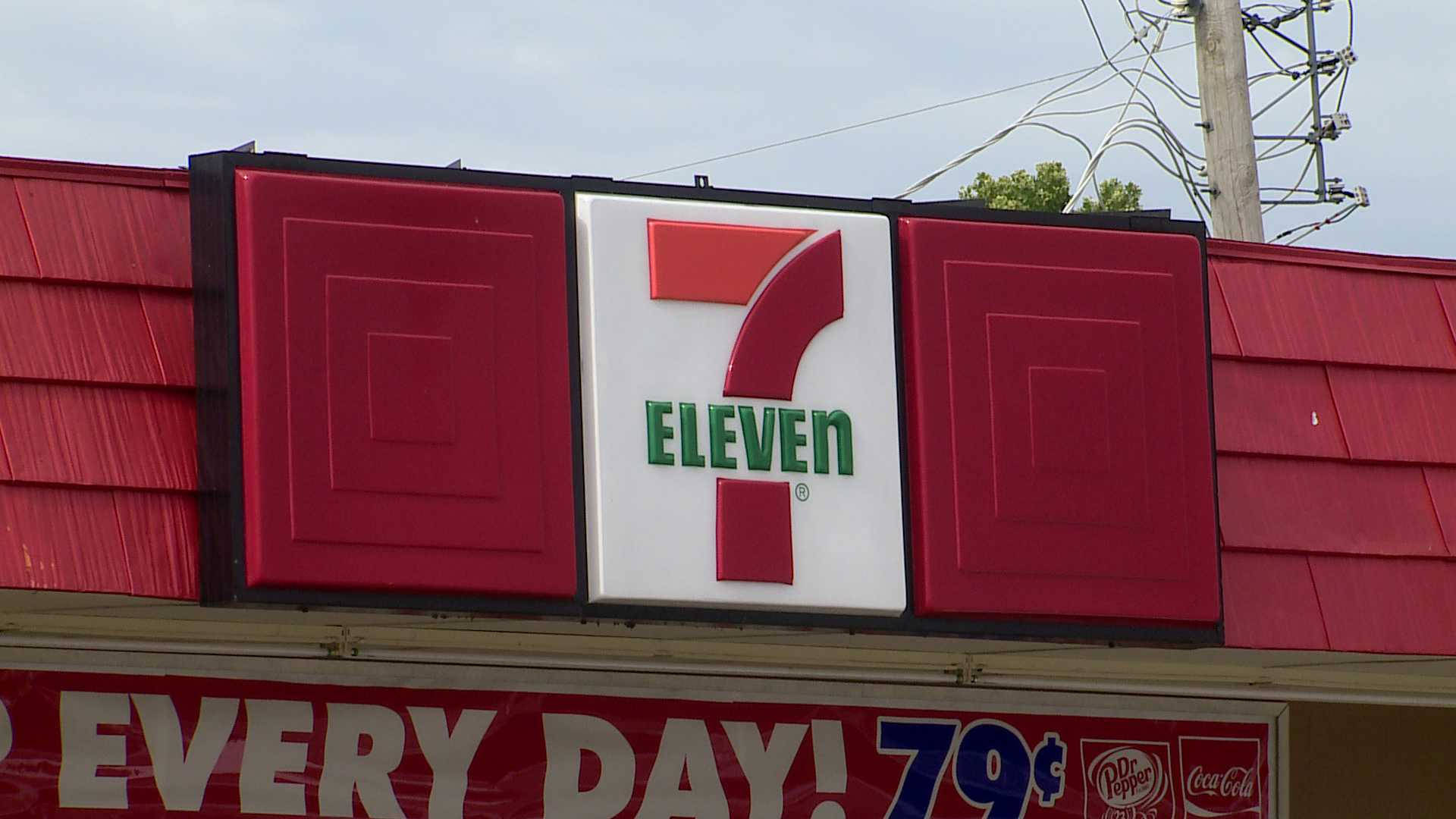 Retro 7 Eleven Signage Background