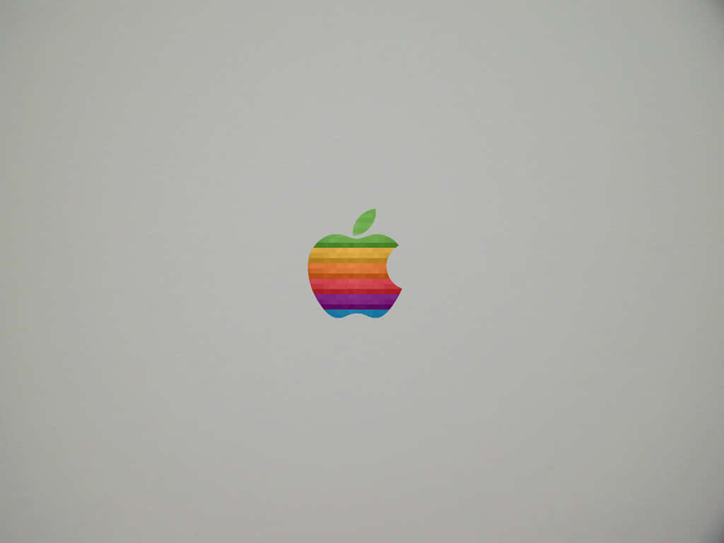 Retro Apple Logo 1024 X 768 Background