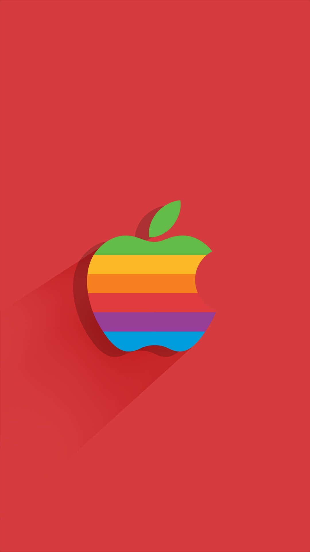 Retro Apple Logo 1080 X 1920 Background