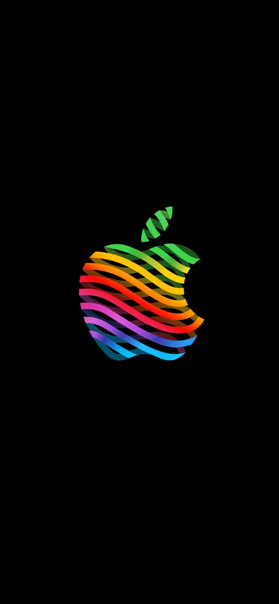 Retro Apple Logo 1284 X 2778 Background