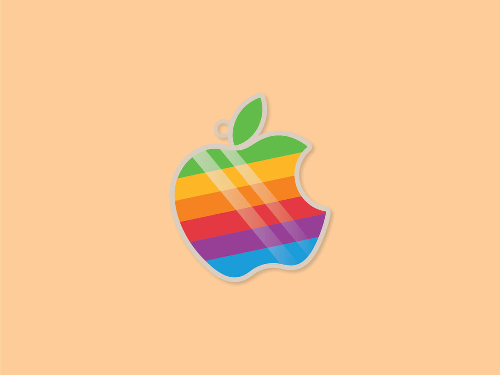 Retro Apple Logo 1600 X 1200 Background