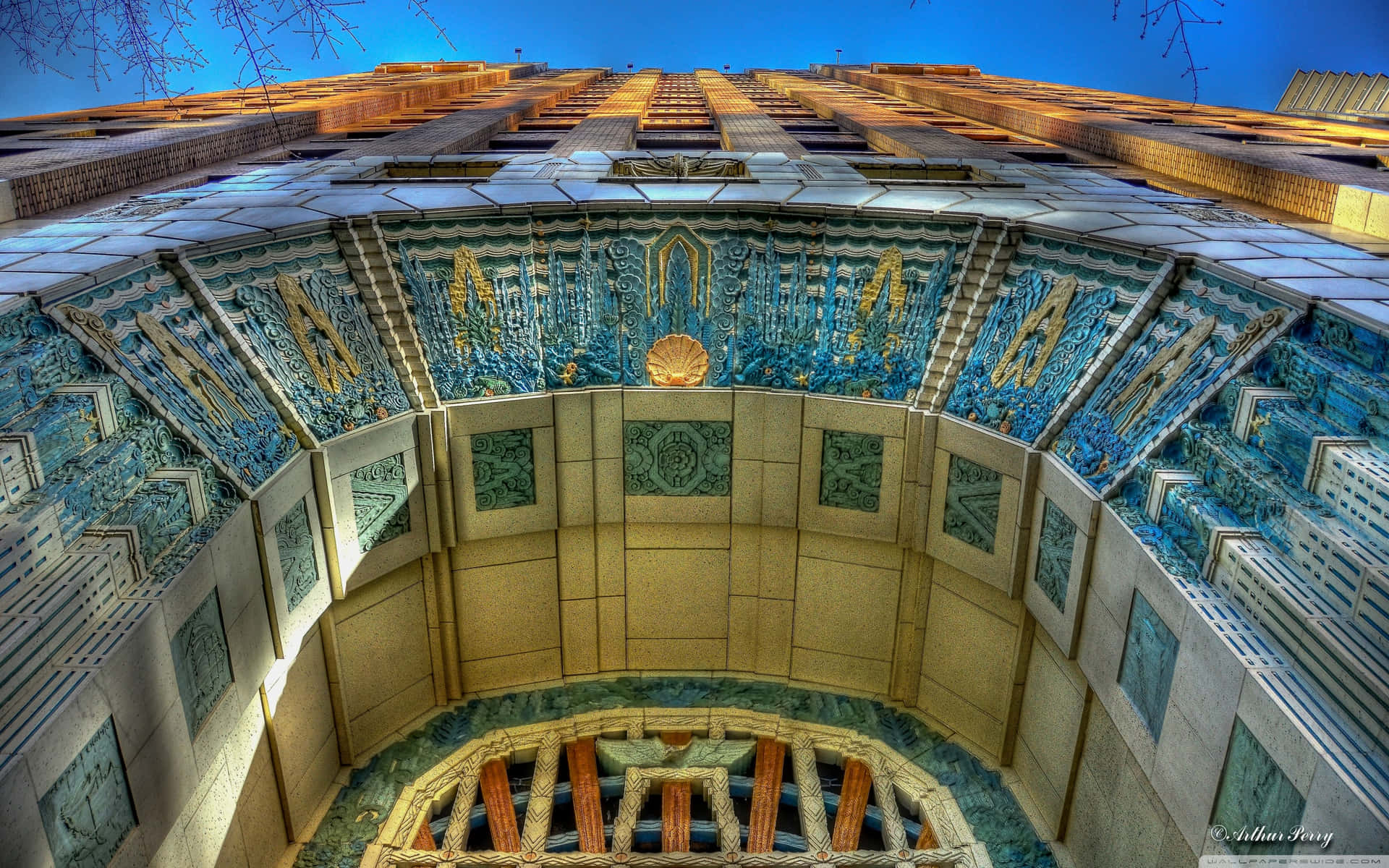 Retro Art Deco Computer Display