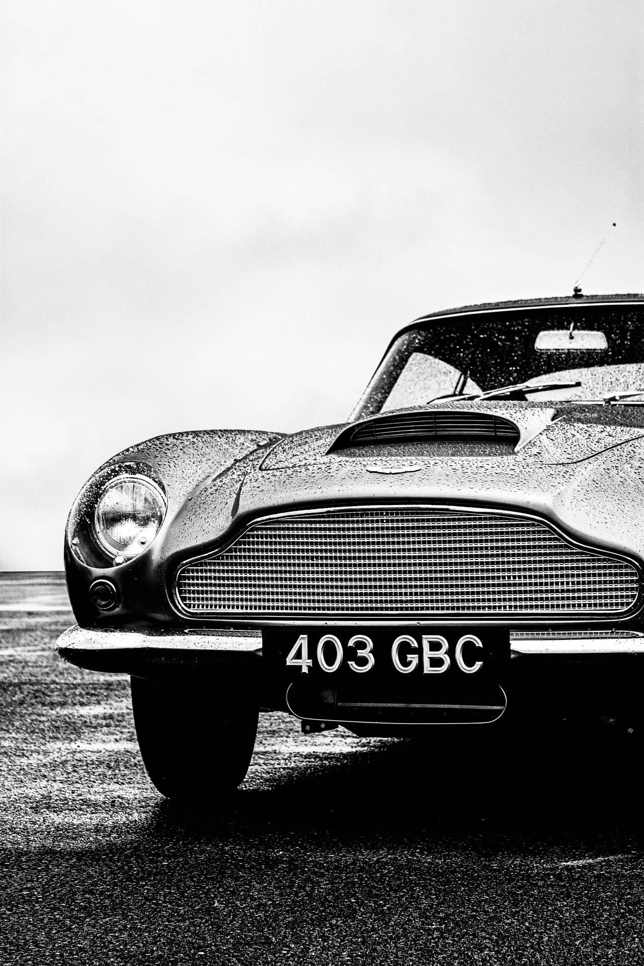 Retro Aston Martin Db10 Background