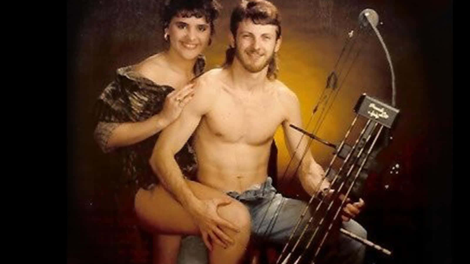 Retro Awkward Couple Photo