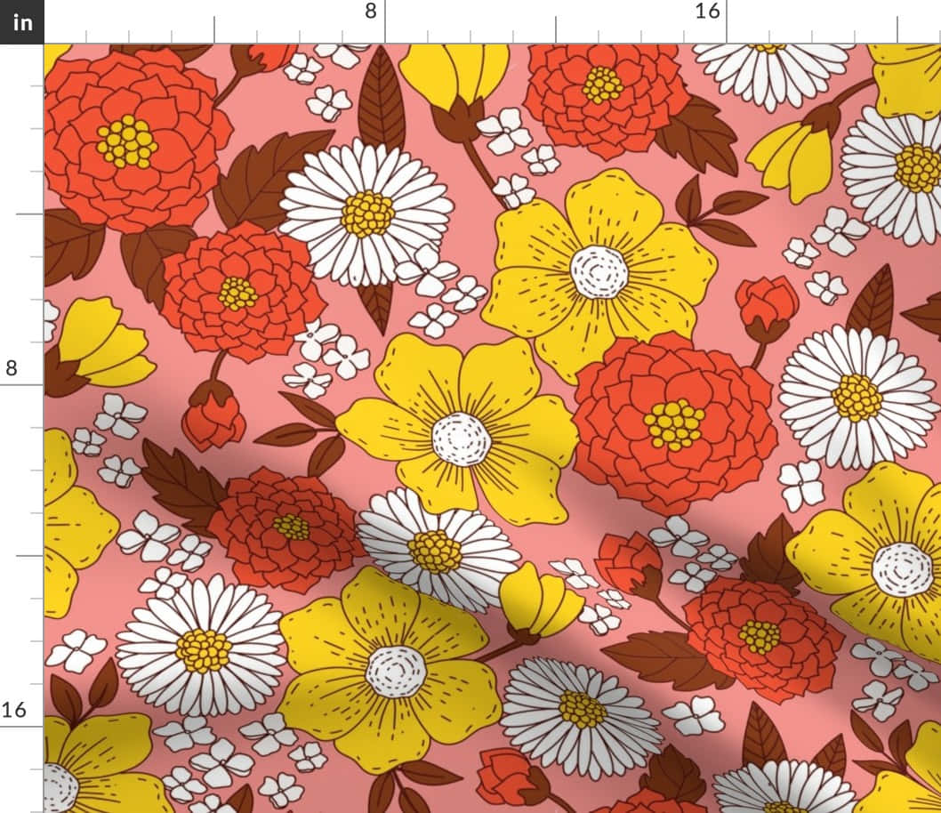 Retro_ Floral_ Pattern_70s_ Style