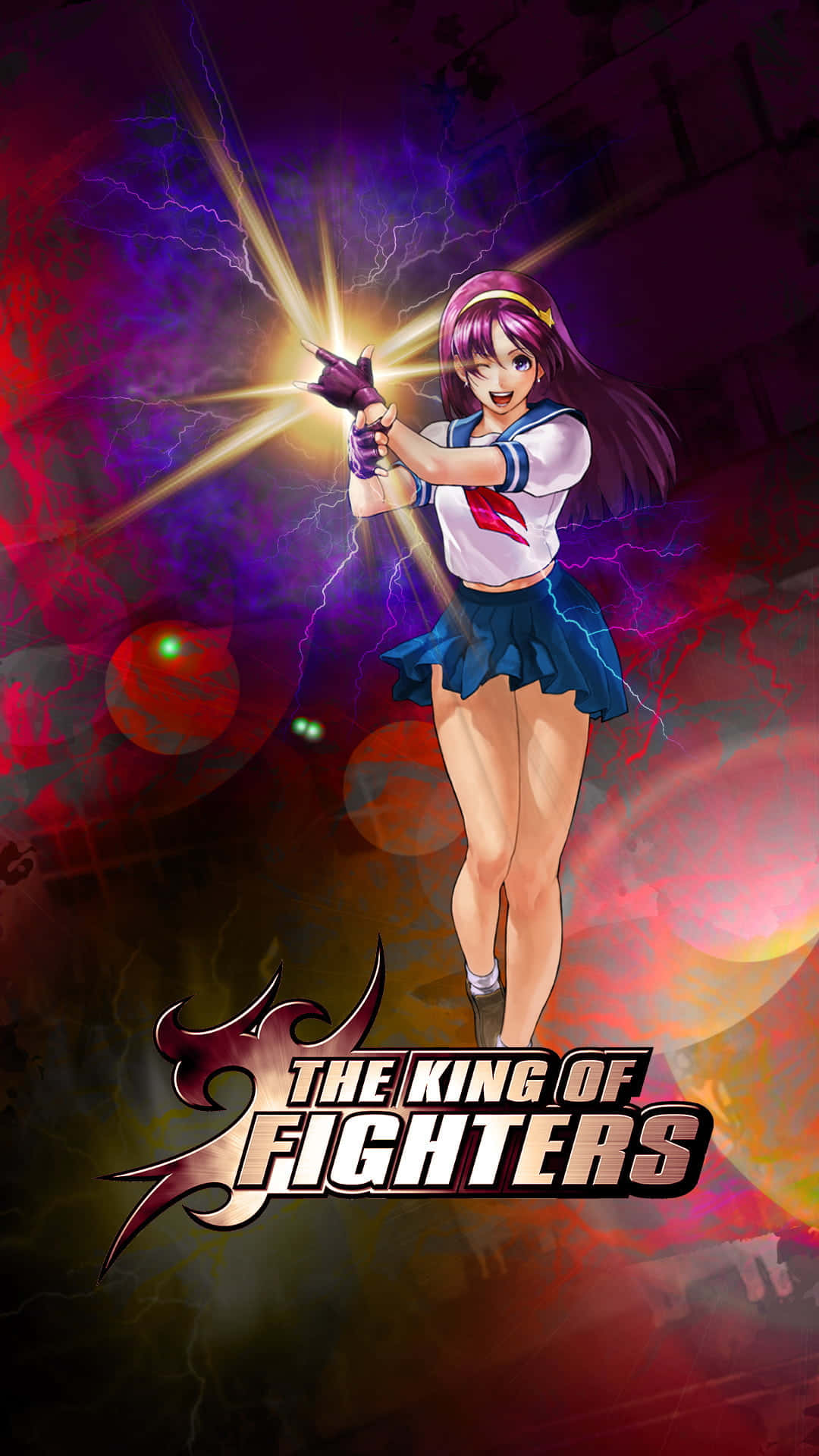 Retro Game Athena Asamiya Background