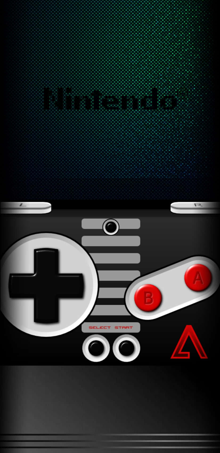 Retro Game Nintendo Buttons Background