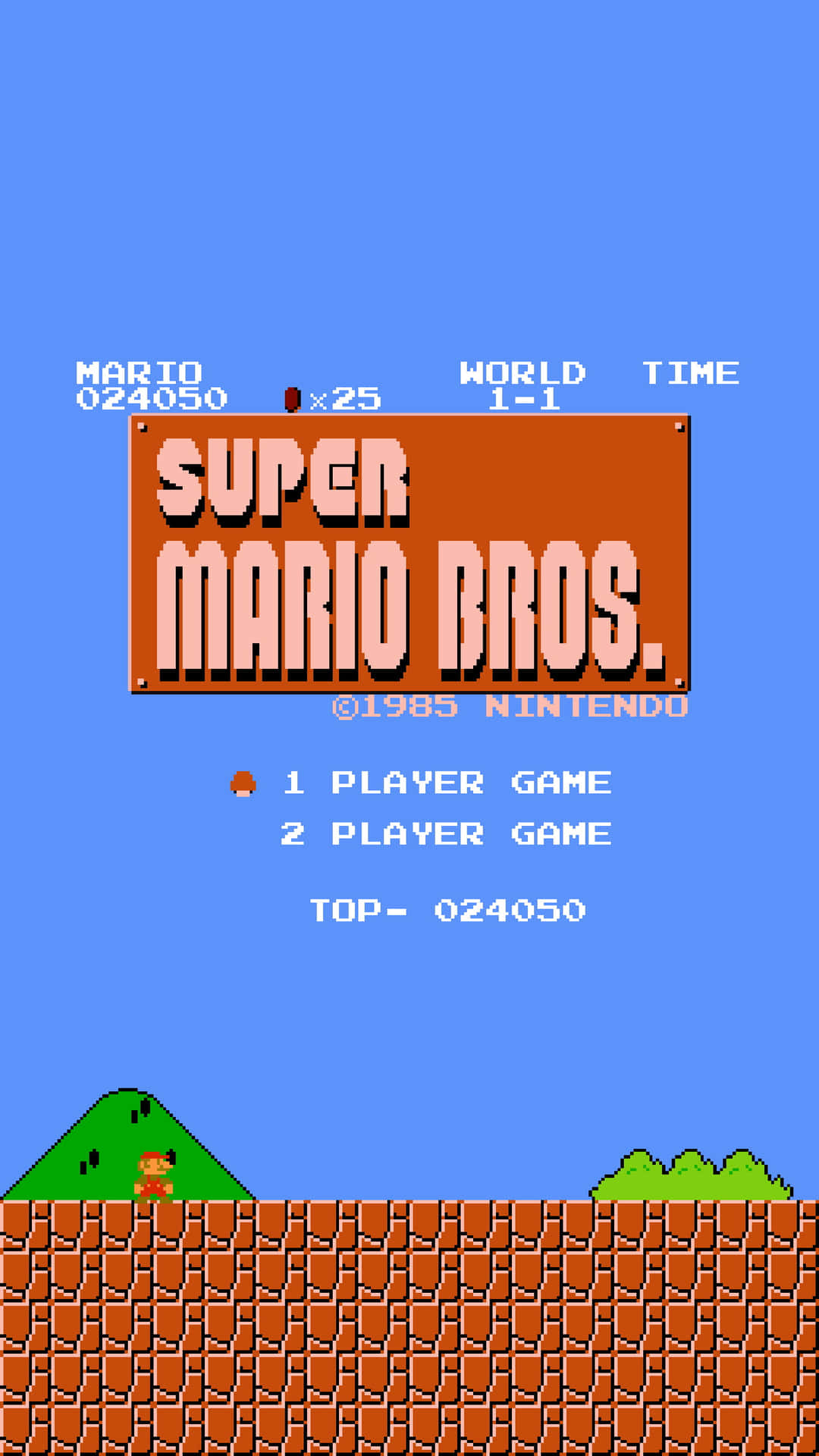 Retro Game Super Mario